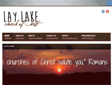 Tablet Screenshot of laylakechurchofchrist.com